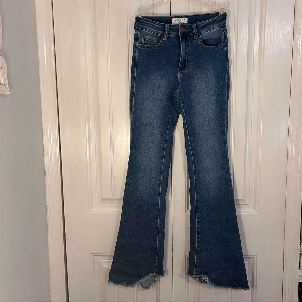 Blue Flared Women Jeans
